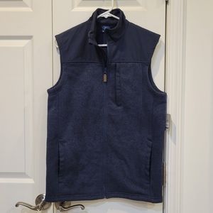 George NWT Sweater Fleece Zip Vest K25